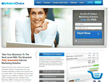 Tablet Screenshot of marketerschoice.com